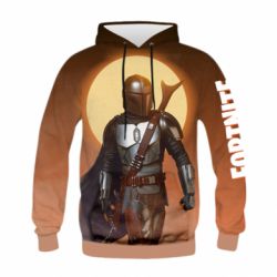 Дитяче 3D худі Fortnite  Mandalоrian - PrintSalon