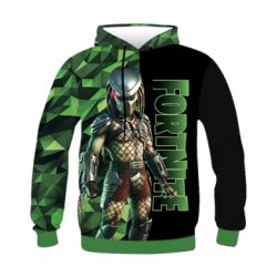 Дитяче 3D худі Fortnite Predator - PrintSalon