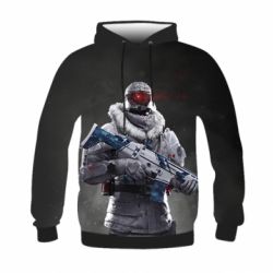 Дитяче 3D худі Free Fire Winter Warrior - PrintSalon