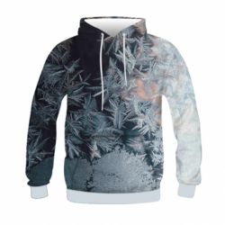 Детское 3D худи Frosting pattern-PrintSalon Детское 3D худи Frosting pattern