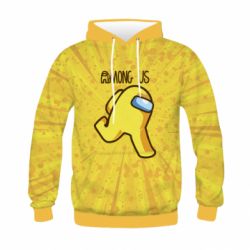 Детское 3D худи Game hero and logo - PrintSalon