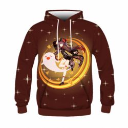 Дитяче 3D худі Genshin Hu Tao - PrintSalon