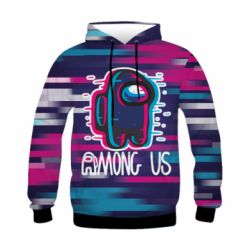Детское 3D худи Glitch Among Us - PrintSalon