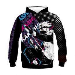 Дитяче 3D худі Hatake Kakashi - PrintSalon