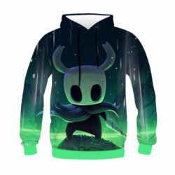 Дитяче 3D худі Hollow Knight in the dark - PrintSalon