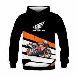 Детское 3D худи Honda Bike - PrintSalon