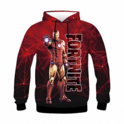 Детское 3D худи Iron Man Fortnite - PrintSalon