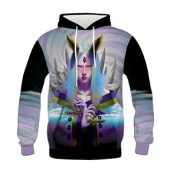 Дитяче 3D худі Kaguya Ооtsutsuki art - PrintSalon