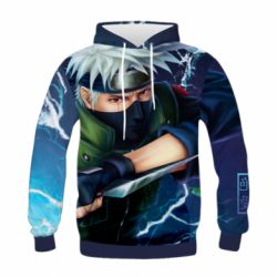 Детское 3D худи Kakashi Hatake - PrintSalon