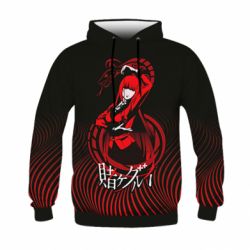 Детское 3D худи Kakegurui. Yumeko Jabami - PrintSalon