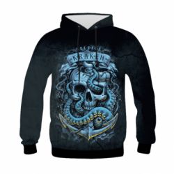 Дитяче 3D худі Kraken - PrintSalon