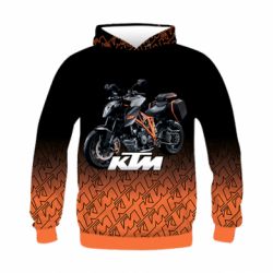 Дитяче 3D худі KTM Sportmotorcycle-PrintSalon Дитяче 3D худі KTM Sportmotorcycle