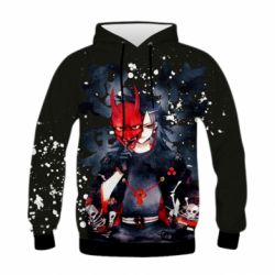 Дитяче 3D худі Madara Uchiha Ancient Japan - PrintSalon