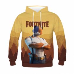 Детское 3D худи Meowscles and logo - PrintSalon