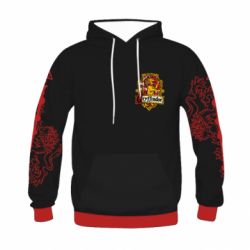 Дитяче 3D худі Modern Gryffindor - PrintSalon