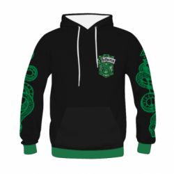 Дитяче 3D худі Modern Slytherin