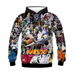 Дитяче 3D худі Наруто Герої