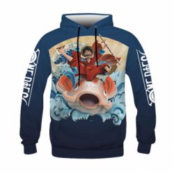 Дитяче 3D худі One Piece Luffy - PrintSalon