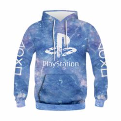 Дитяче 3D худі Playstation on tai dai background - PrintSalon