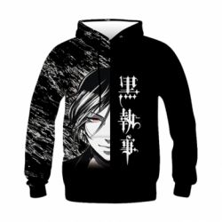 Дитяче 3D худі Себастьян Темний Дворецький - PrintSalon