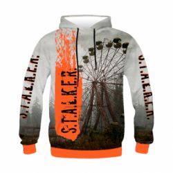 Дитяче 3D худі Stalker Dead City - PrintSalon