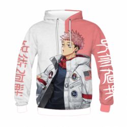 Детское 3D худи Street style Yuji Itadori - PrintSalon