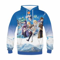 Дитяче 3D худі Teyvat Genshin Impact