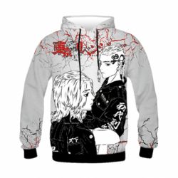 Дитяче 3D худі Tokyo Revengers Mikey And Draken - PrintSalon