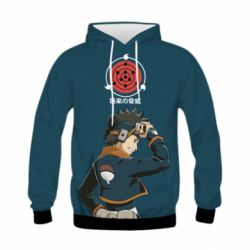 Дитяче 3D худі Uchiha Obito - PrintSalon