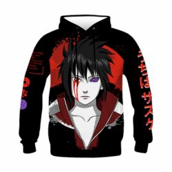 Дитяче 3D худі Uchiha Sasuke Art - PrintSalon