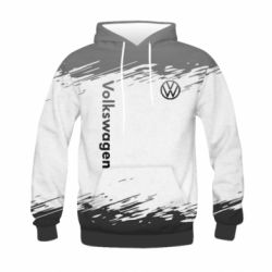 Дитяче 3D худі Volkswagen logo and grunge