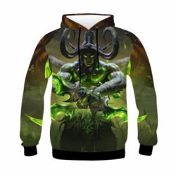 Дитяче 3D худі World Of Warcfart Illidan - PrintSalon