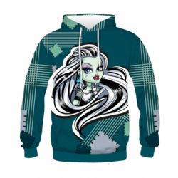 Дитяче 3D худі Your ghoulfriend Frankie - PrintSalon