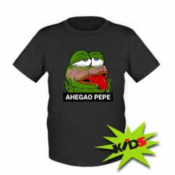 Детская футболка Аhegao PePe - PrintSalon