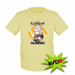 Дитяча футболка Albedo Genshin Impact - PrintSalon