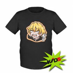 Детская футболка Angry Zenitsu Agatsuma - PrintSalon