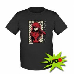 Дитяча футболка Аска Євангеліон - PrintSalon