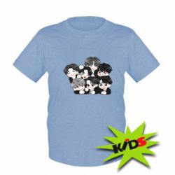 Дитяча футболка BTS Cute Art-PrintSalon Дитяча футболка BTS Cute Art