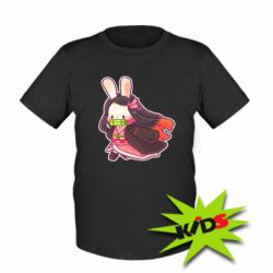 Детская футболка Chibi Bunny Kamado Nezuko - PrintSalon