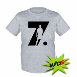 Детская футболка Cristiano Ronaldo Silhouette Art - PrintSalon