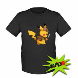 Детская футболка Cute Detective Pikachu - PrintSalon