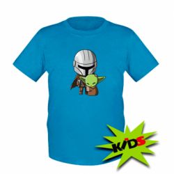 Детская футболка Din Djarin And The Child - PrintSalon
