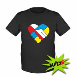 Детская футболка Дружба Украины и Польши