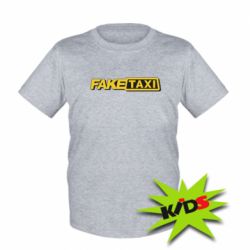 Детская футболка Fake taxi logo 2 - PrintSalon