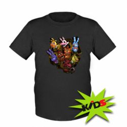 Детская футболка Five Nights At Freddy's monsters