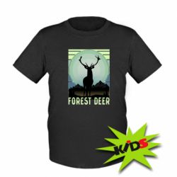 Детская футболка Forest deer - PrintSalon