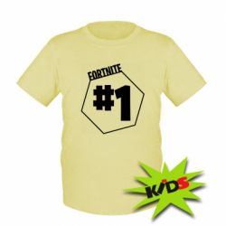 Детская футболка Fortnight number 1 - PrintSalon