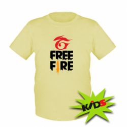 Дитяча футболка Garena and Free Fire logo - PrintSalon