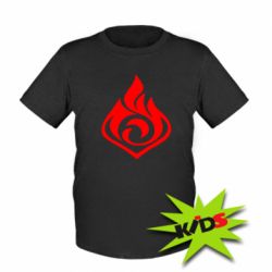 Детская футболка Genshin Impact Pyro - PrintSalon