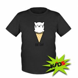 Детская футболка Ice Cat - PrintSalon